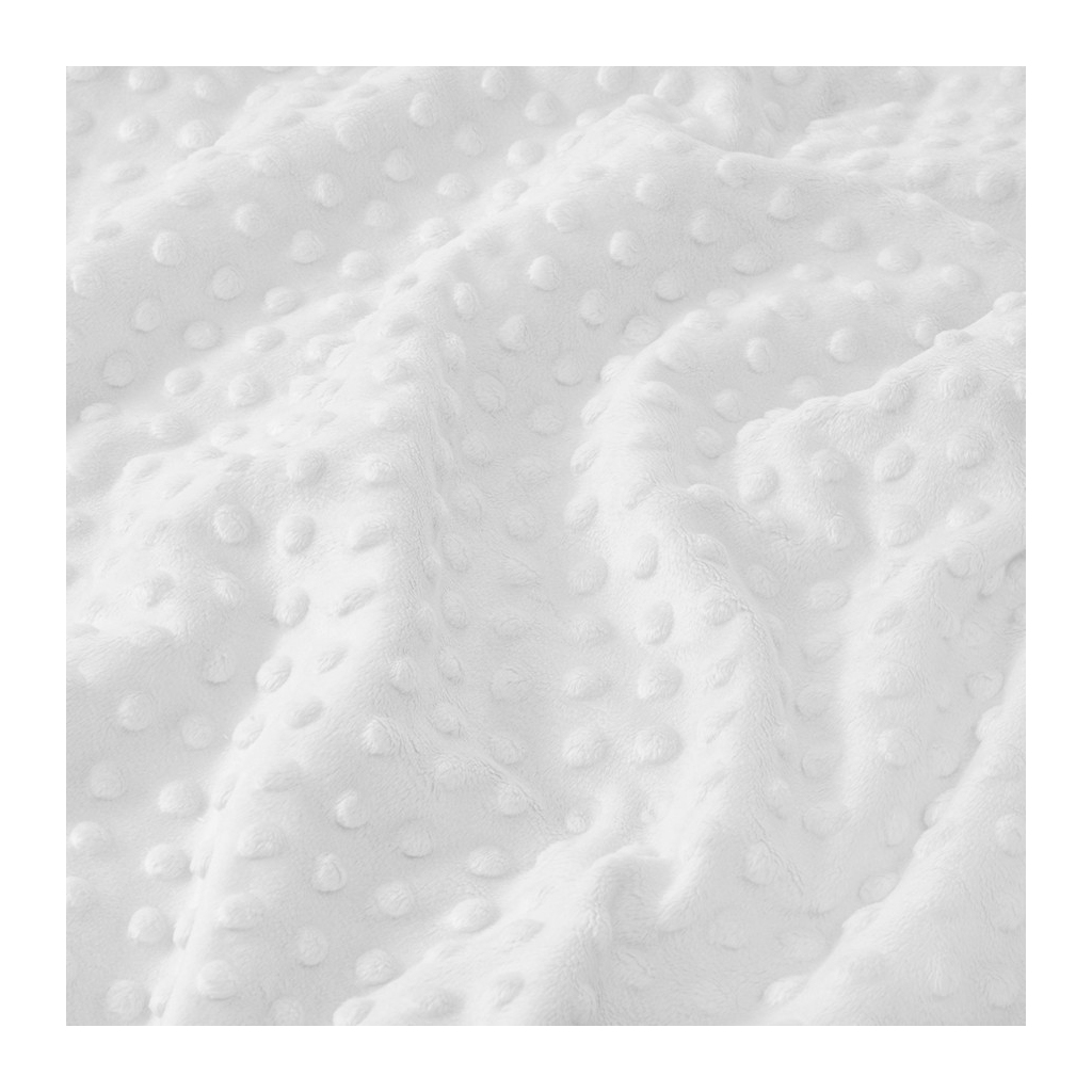 Materiał Minky Premium biały (White)