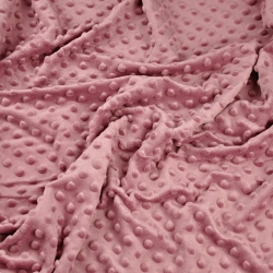 Imagén: MateriaÅ Minky Premium ciemny pastelowy rÃ³Å¼ (dirty pink)