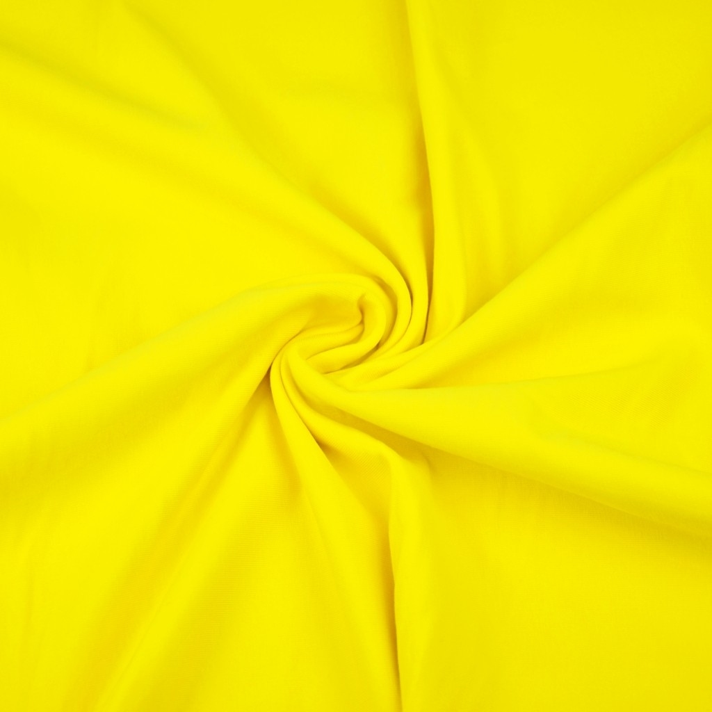 Dresówka pętelka - jednokolorowa żółty - 280g
