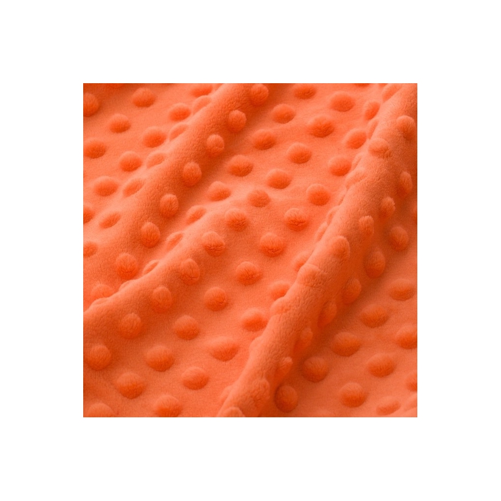Materiał Minky Premium cienkie - pomarańczowy