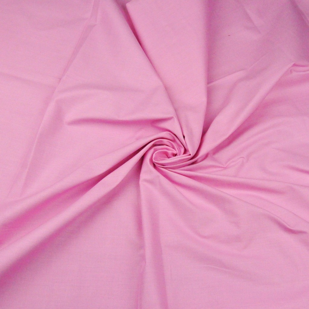 Tkanina gładka różowa