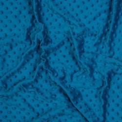 Imagén: MateriaÅ Minky Premium ciemny turkus (Mosaic blue)