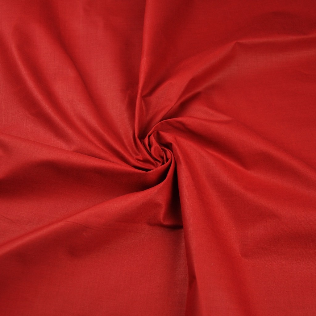 Tkanina gładka ciemno czerwona 220cm