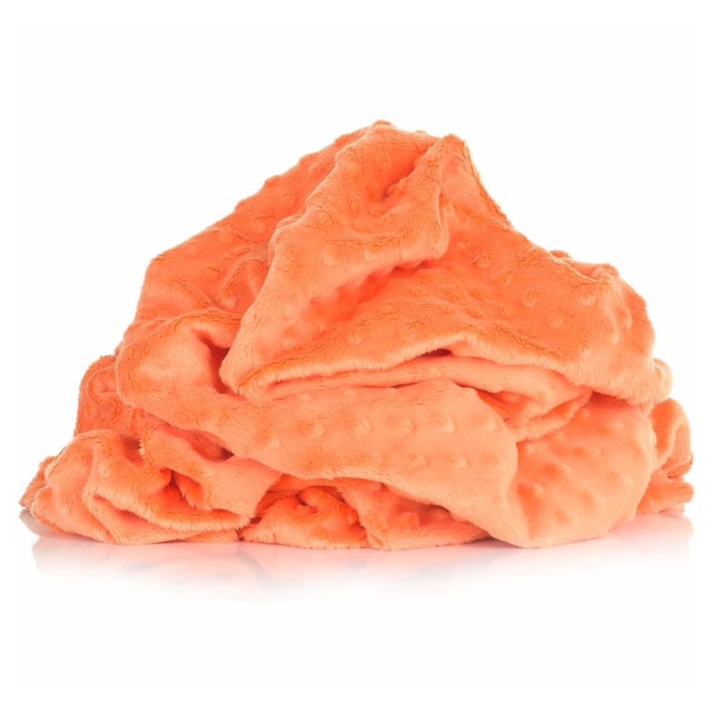 Materiał Minky Premium pomarańczowy (Nectarine)