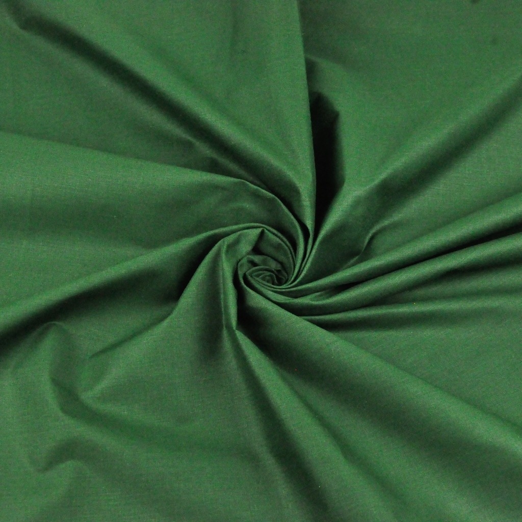 Bawełna gładka ciemno zielona
